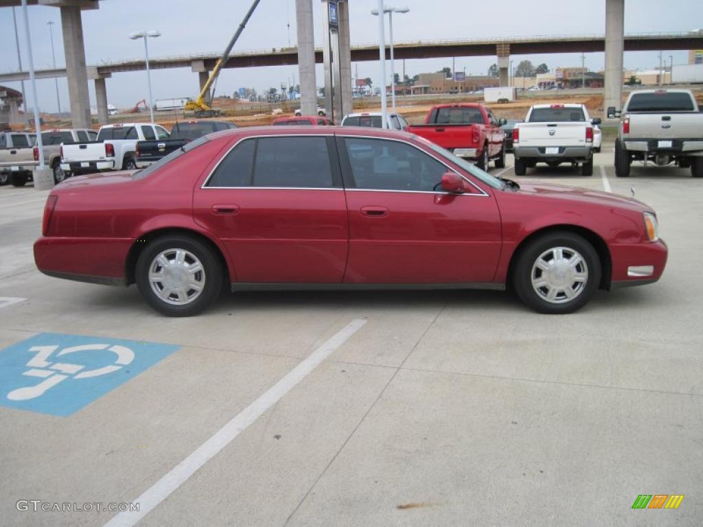 2004 DeVille Sedan - Crimson Red Pearl / Shale photo #4
