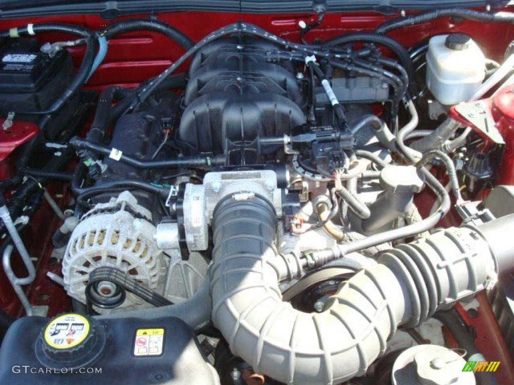 2006 Mustang V6 Premium Coupe - Redfire Metallic / Light Graphite photo #25