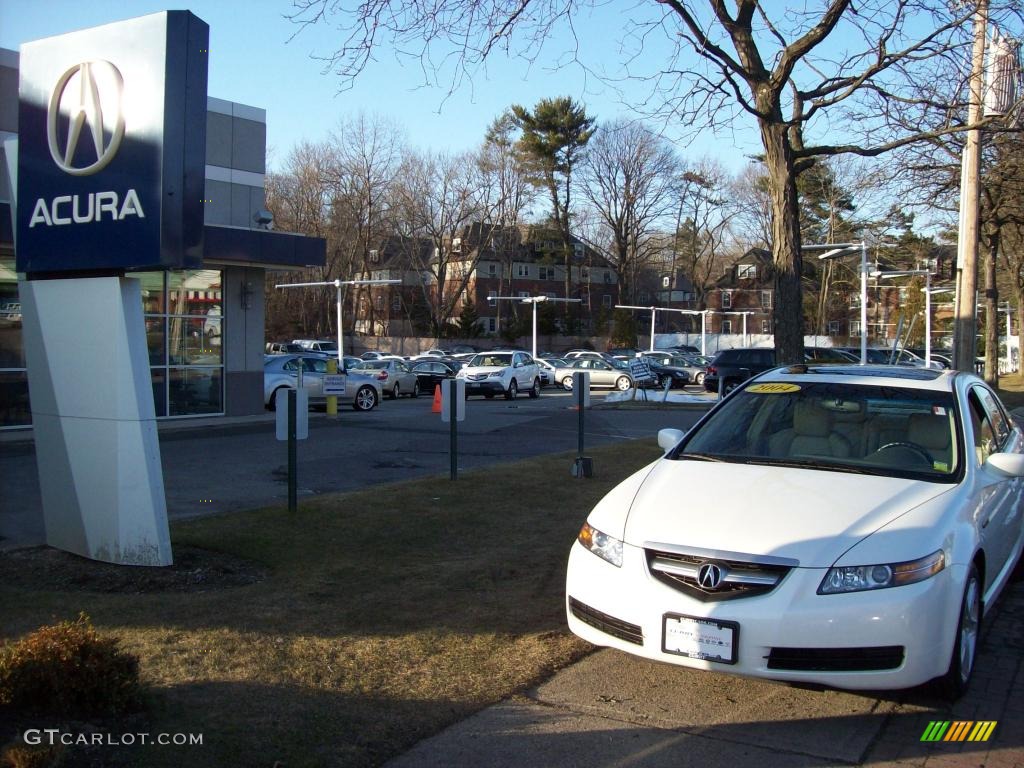 White Diamond Pearl Acura TL