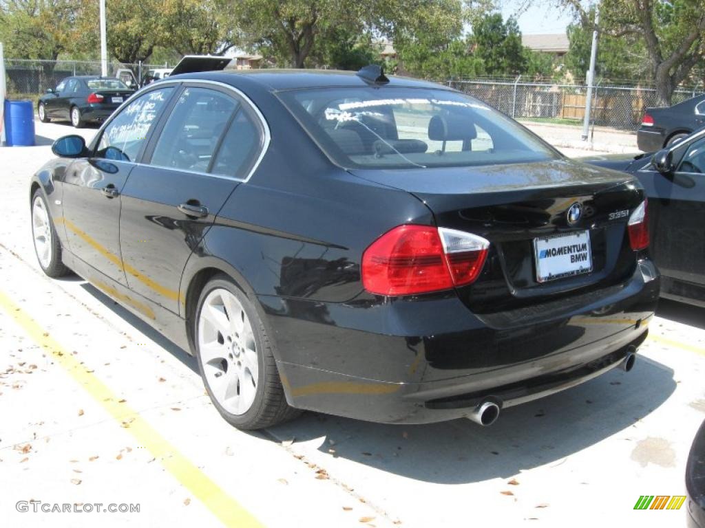 2008 3 Series 335i Sedan - Jet Black / Black photo #2