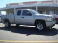 2008 Silver Birch Metallic Chevrolet Silverado 1500 LS Extended Cab  photo #7