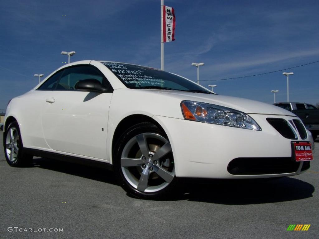 2007 G6 GT Convertible - Ivory White / Light Taupe photo #1