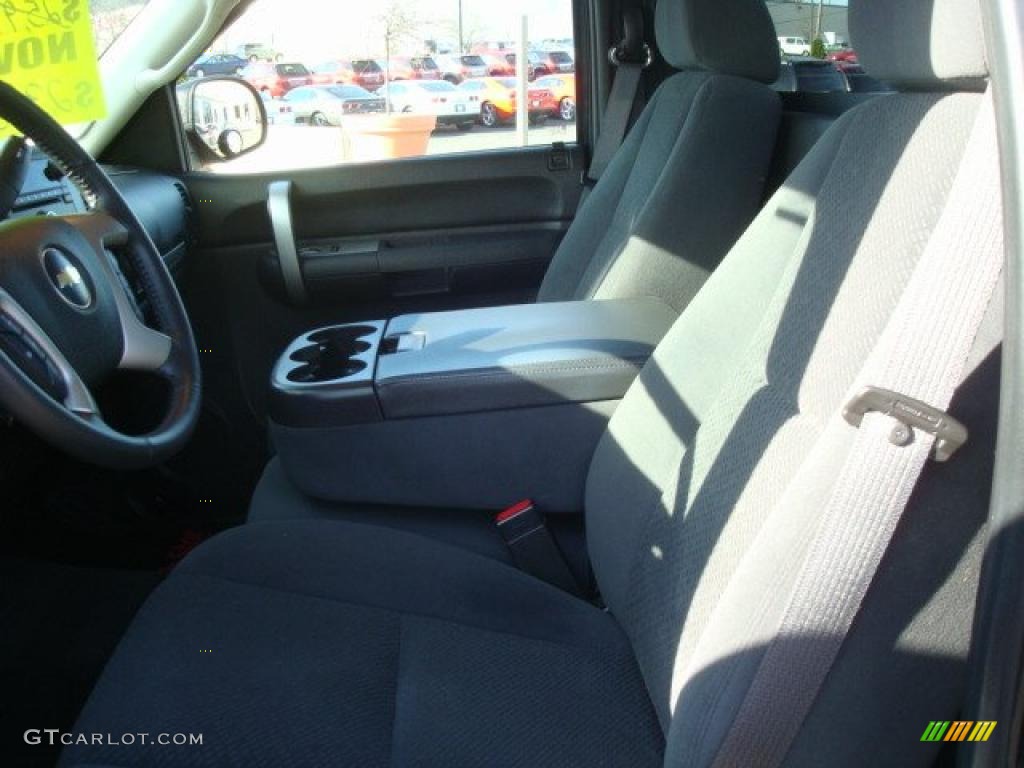 2008 Silverado 1500 LT Regular Cab 4x4 - Black / Ebony photo #10