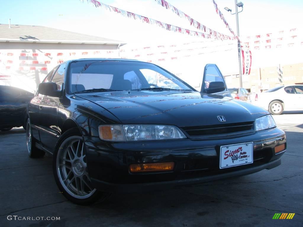 1994 Accord EX Sedan - Granada Black Pearl / Gray photo #11