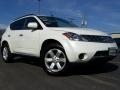 2007 Glacier Pearl White Nissan Murano S AWD  photo #1