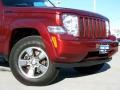2008 Red Rock Crystal Pearl Jeep Liberty Sport 4x4  photo #1