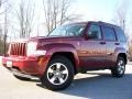 2008 Red Rock Crystal Pearl Jeep Liberty Sport 4x4  photo #5