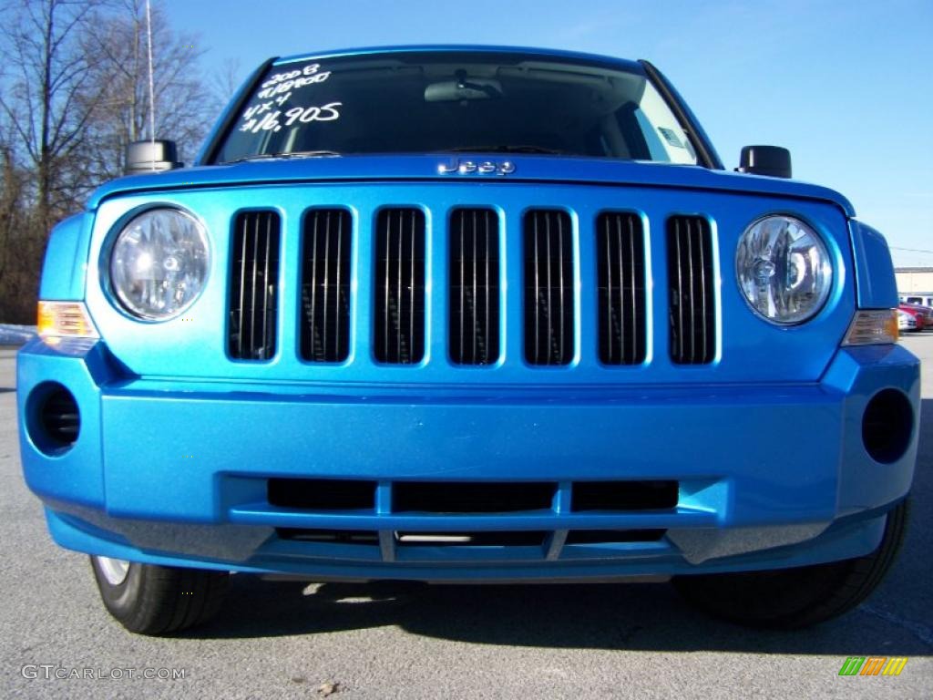 2008 Patriot Sport 4x4 - Surf Blue Pearl / Dark Slate Gray photo #3