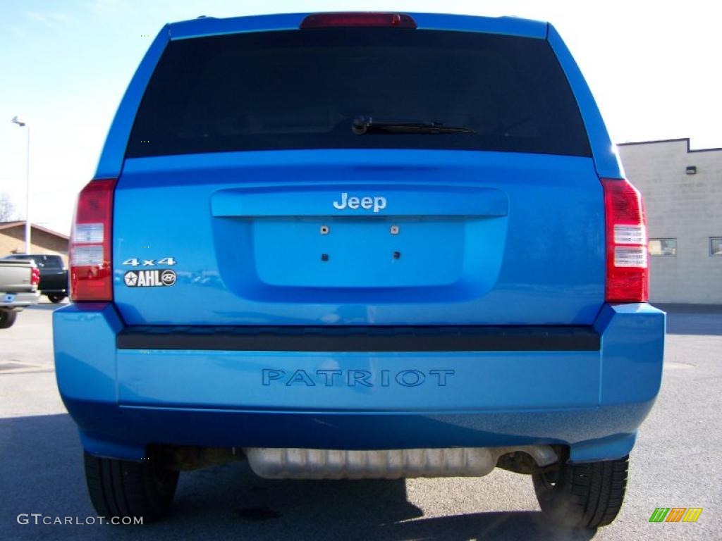 2008 Patriot Sport 4x4 - Surf Blue Pearl / Dark Slate Gray photo #6
