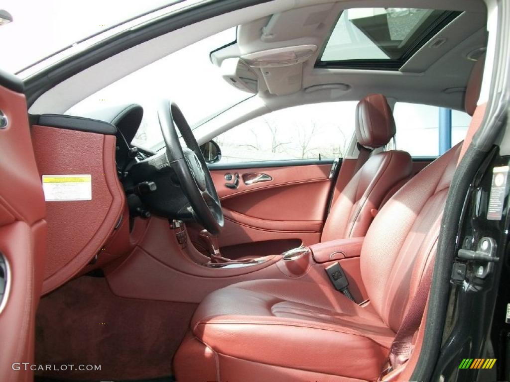 2007 CLS 550 - Black / Sunset Red photo #10