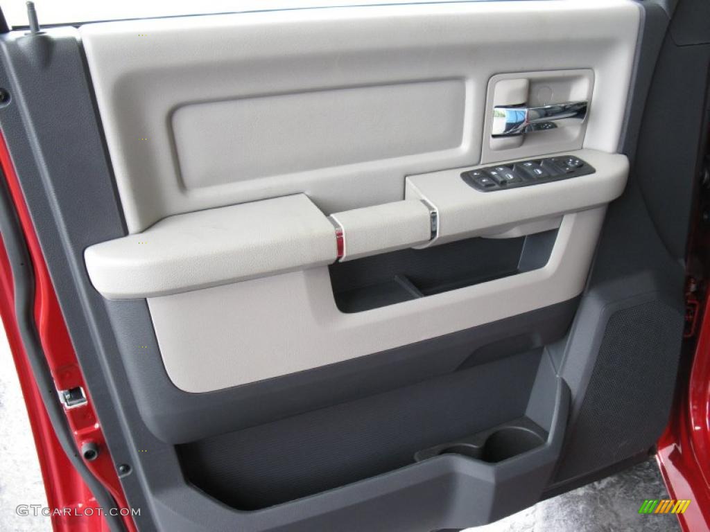 2010 Ram 1500 SLT Quad Cab - Inferno Red Crystal Pearl / Dark Slate/Medium Graystone photo #16