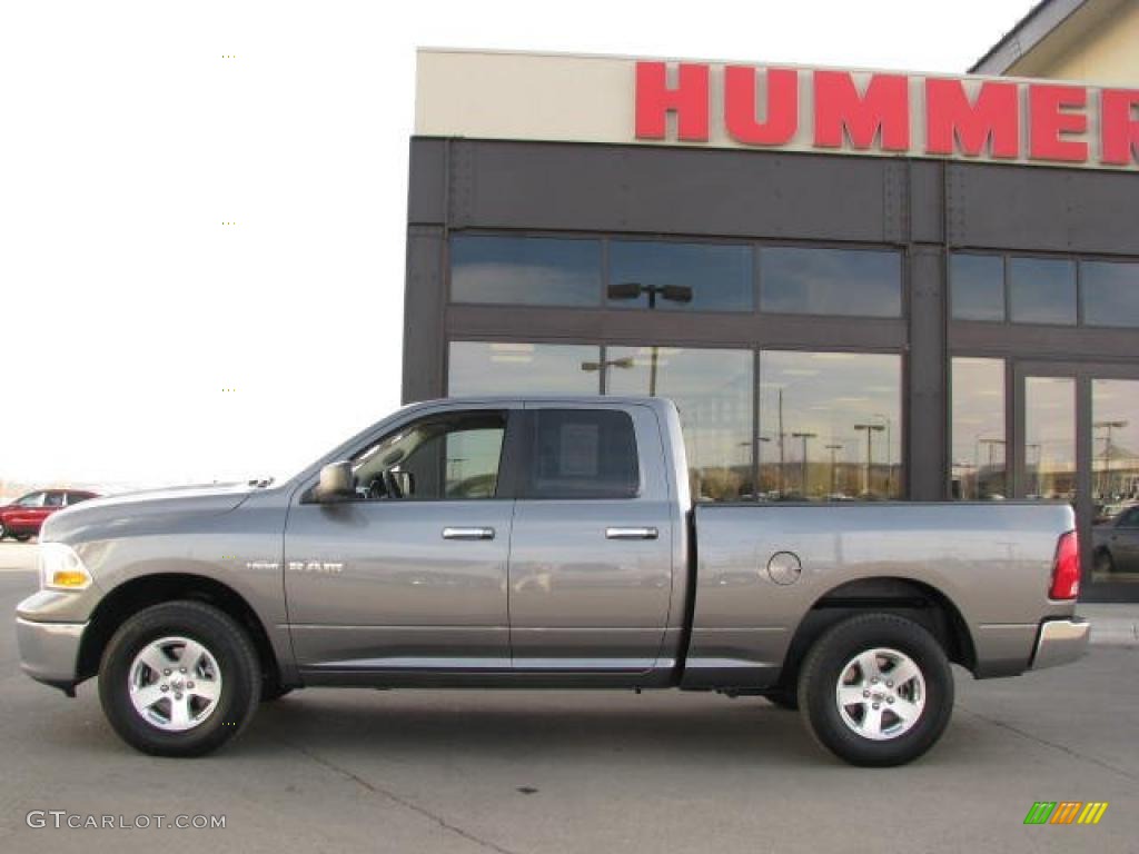 2009 Ram 1500 SLT Quad Cab 4x4 - Mineral Gray Metallic / Dark Slate/Medium Graystone photo #1
