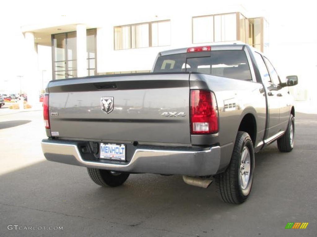 2009 Ram 1500 SLT Quad Cab 4x4 - Mineral Gray Metallic / Dark Slate/Medium Graystone photo #10