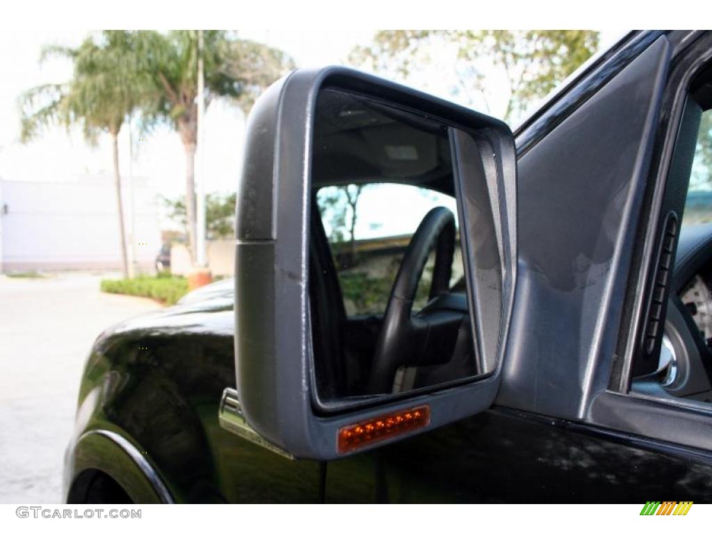 2004 F150 Lariat SuperCrew 4x4 - Black / Black/Medium Flint photo #23