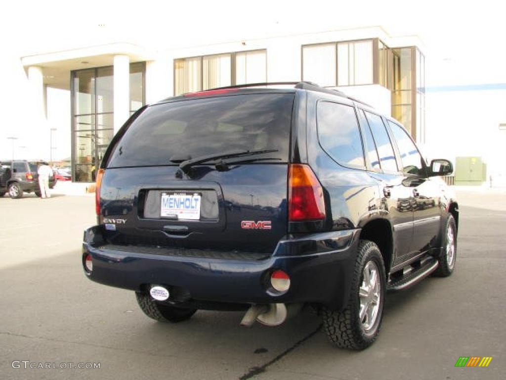 2007 Envoy SLT 4x4 - Midnight Blue Metallic / Light Gray photo #10