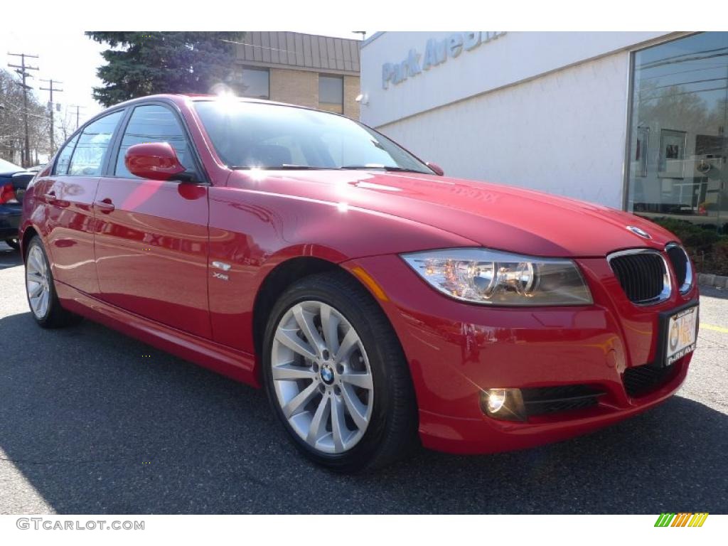 2010 3 Series 328i xDrive Sedan - Crimson Red / Black photo #5