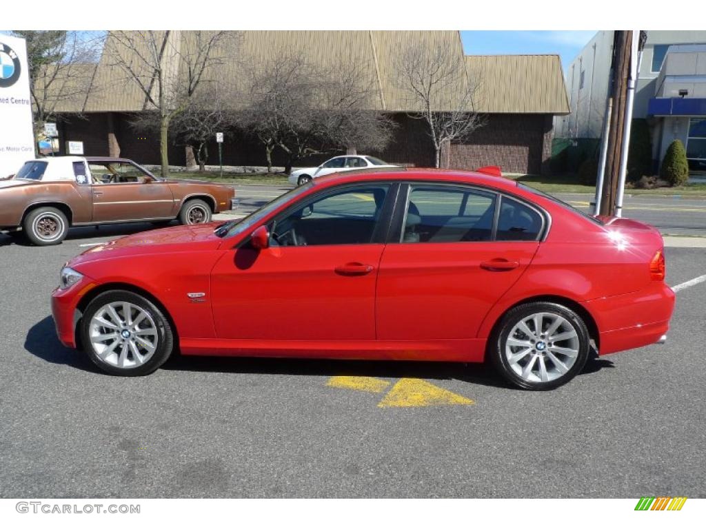 2010 3 Series 328i xDrive Sedan - Crimson Red / Black photo #12