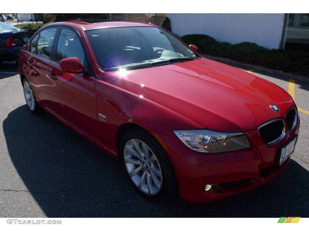 2010 3 Series 328i xDrive Sedan - Crimson Red / Black photo #17
