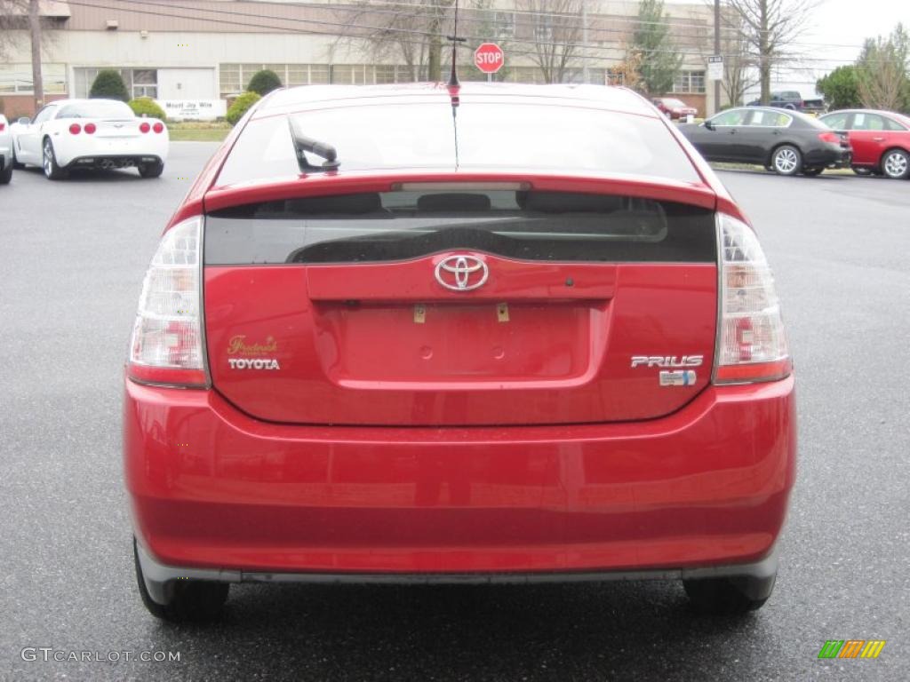 2007 Prius Hybrid - Barcelona Red Metallic / Dark Gray photo #4