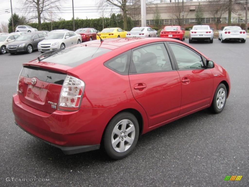 2007 Prius Hybrid - Barcelona Red Metallic / Dark Gray photo #5