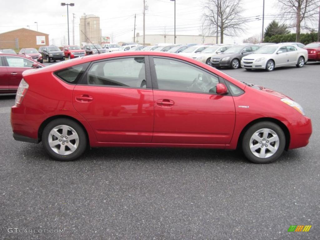 2007 Prius Hybrid - Barcelona Red Metallic / Dark Gray photo #6