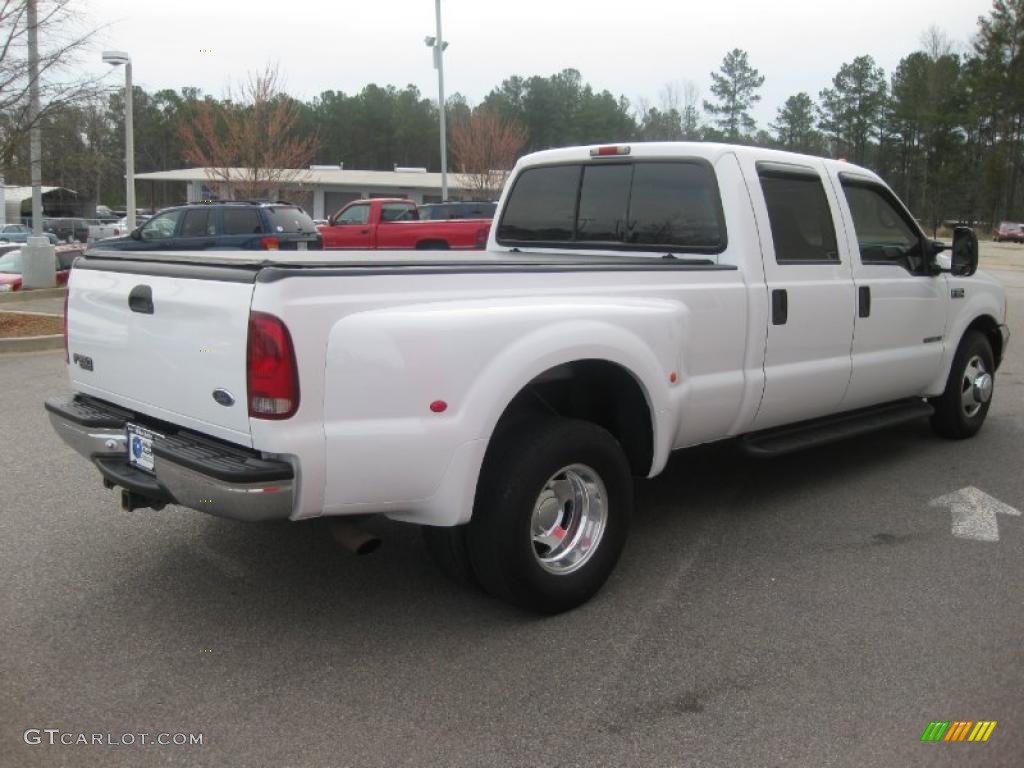 1999 F350 Super Duty XLT Crew Cab Dually - Oxford White / Medium Graphite photo #6