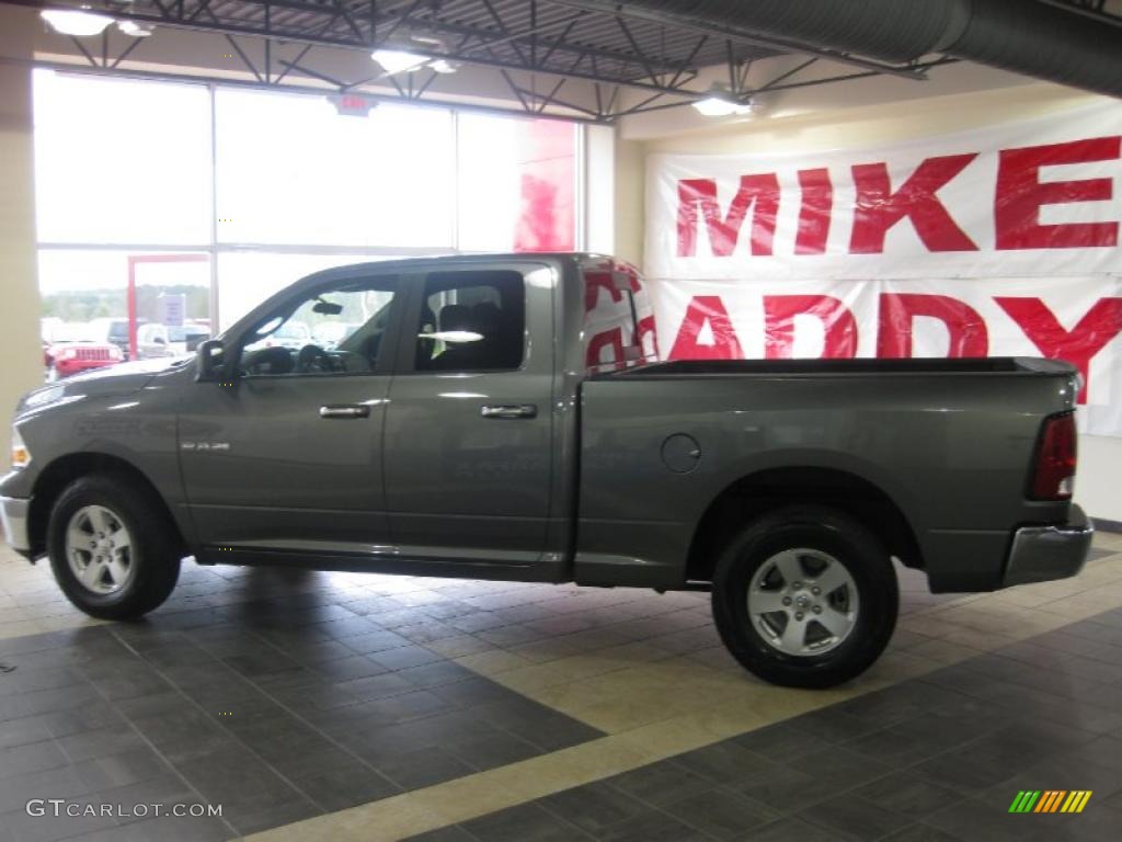 2009 Ram 1500 SLT Quad Cab - Mineral Gray Metallic / Dark Slate/Medium Graystone photo #6