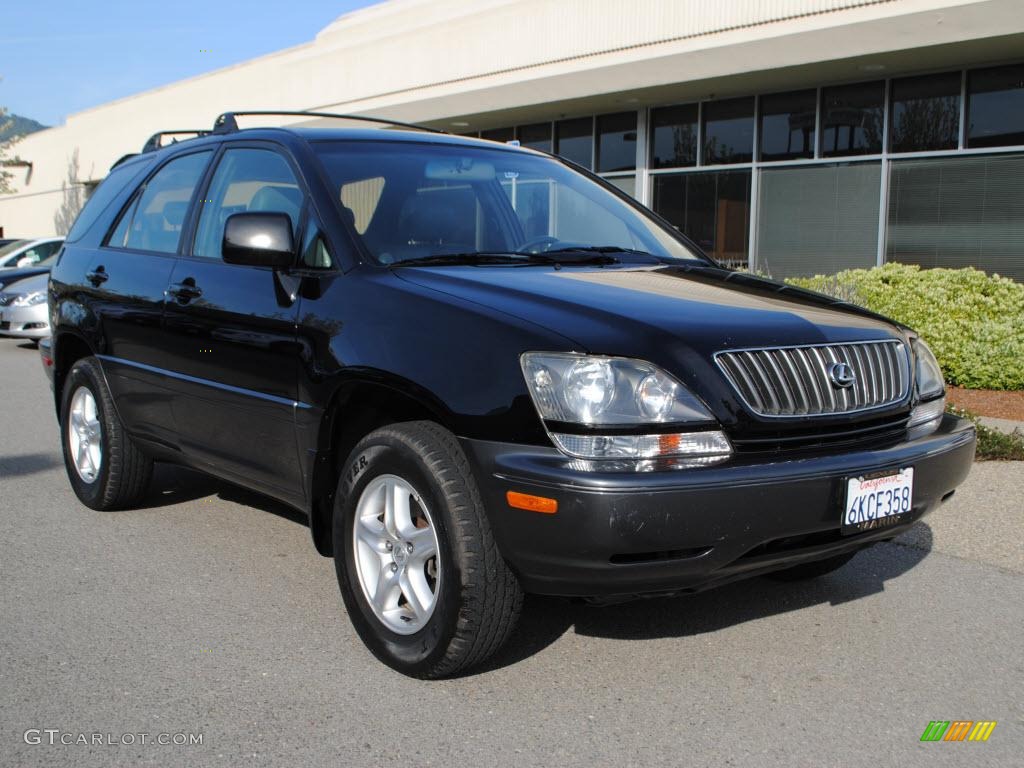1999 RX 300 AWD - Black Onyx / Gray photo #1