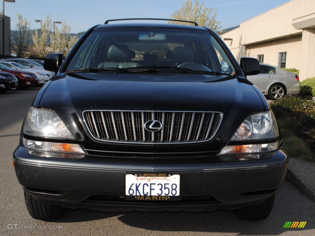 1999 RX 300 AWD - Black Onyx / Gray photo #2