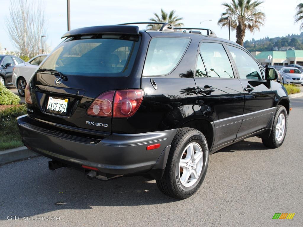 1999 RX 300 AWD - Black Onyx / Gray photo #7