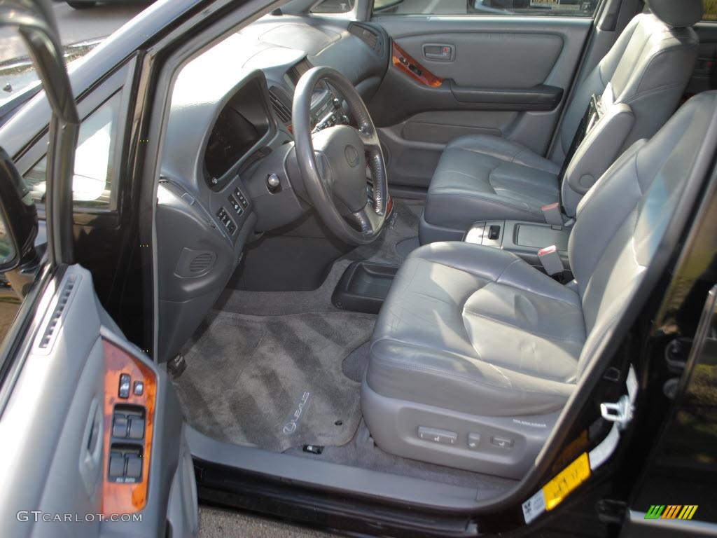 1999 RX 300 AWD - Black Onyx / Gray photo #13