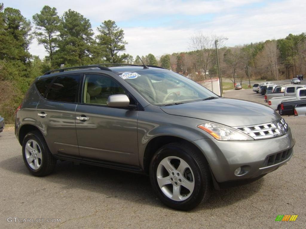 2005 Murano SL AWD - Platinum Metallic / Cafe Latte photo #3