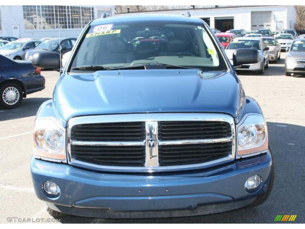 2006 Durango Limited HEMI 4x4 - Atlantic Blue Pearl / Dark Slate Gray/Light Slate Gray photo #2