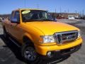 2008 Screaming Yellow Ford Ranger Sport SuperCab 4x4  photo #3