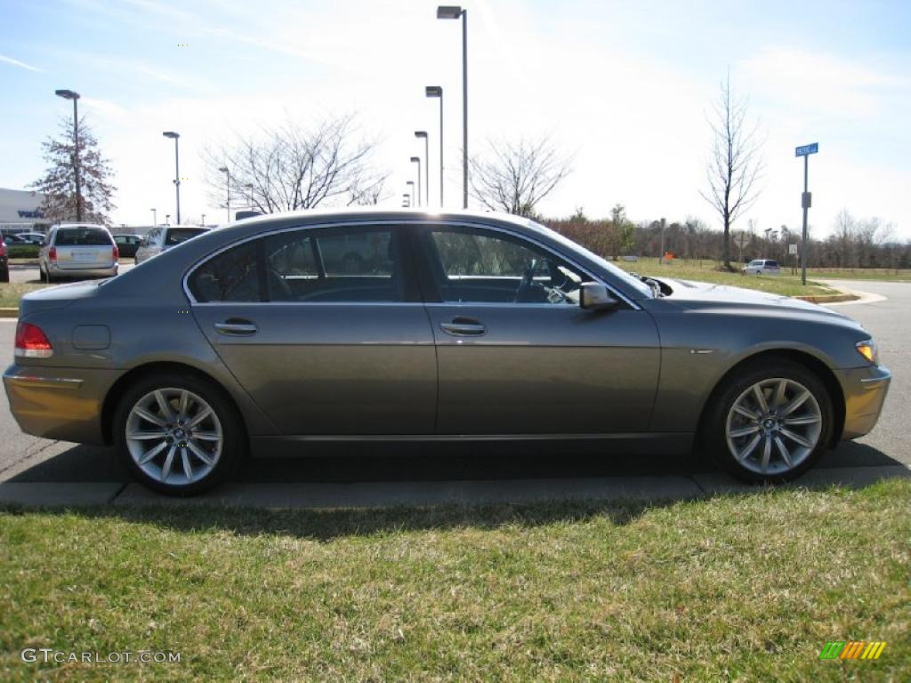 2008 7 Series 750Li Sedan - Sterling Grey Metallic / Black photo #7