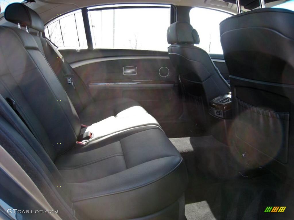2008 7 Series 750Li Sedan - Sterling Grey Metallic / Black photo #10