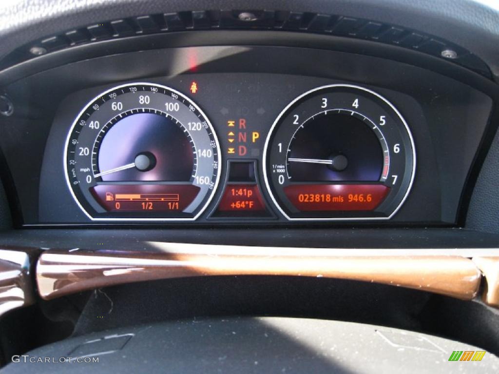 2008 7 Series 750Li Sedan - Sterling Grey Metallic / Black photo #14
