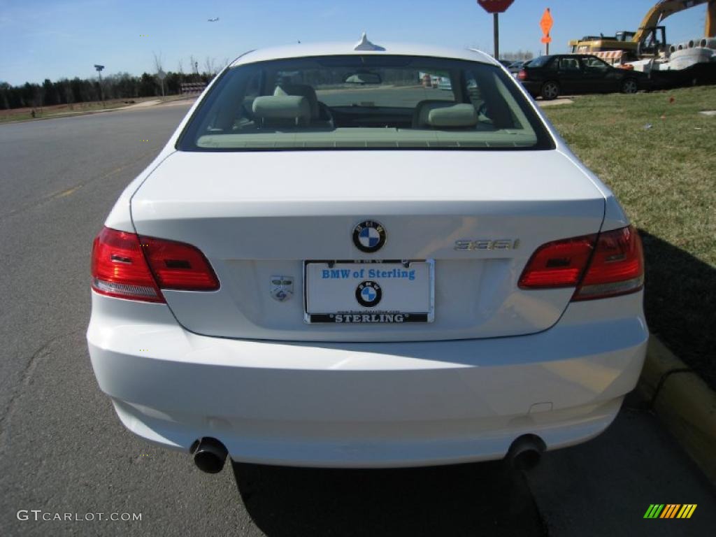 2007 3 Series 335i Coupe - Alpine White / Cream Beige photo #5