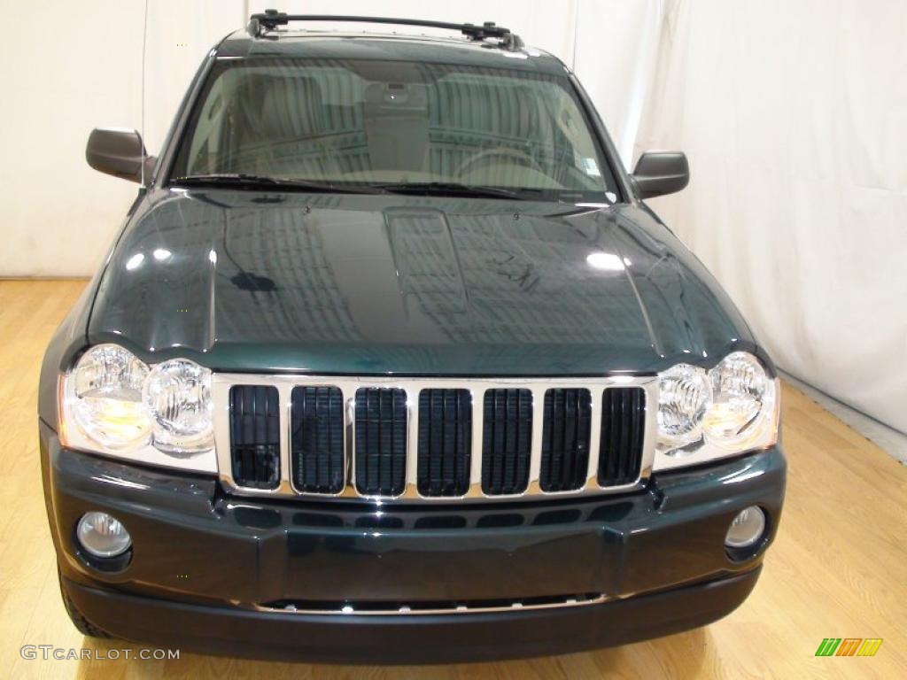 2005 Grand Cherokee Limited 4x4 - Deep Beryl Green Pearl / Medium Slate Gray photo #4