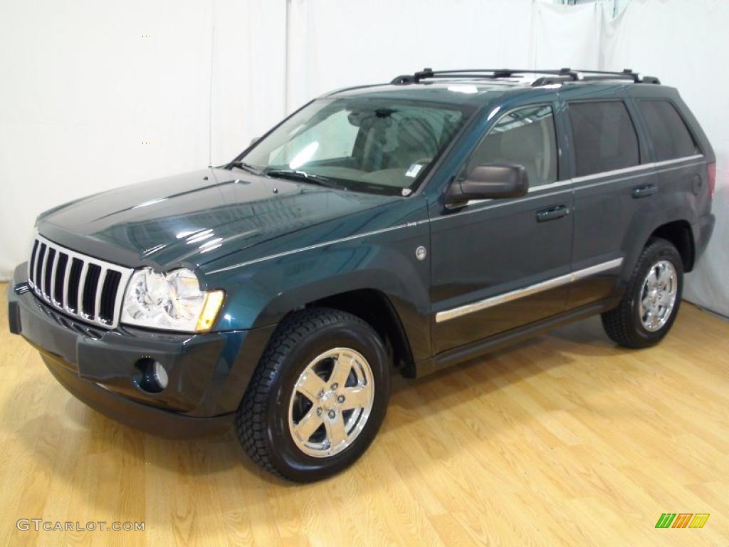 2005 Grand Cherokee Limited 4x4 - Deep Beryl Green Pearl / Medium Slate Gray photo #6