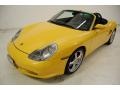 2003 Speed Yellow Porsche Boxster S  photo #10