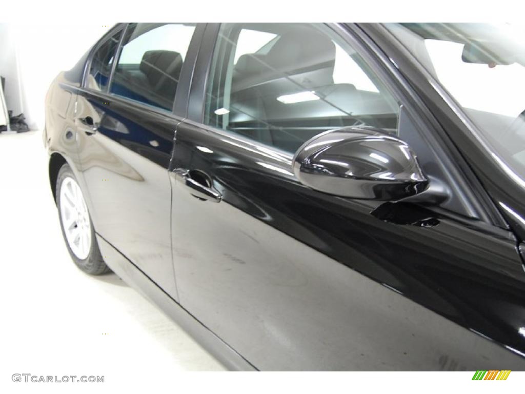 2007 3 Series 328i Sedan - Black Sapphire Metallic / Black photo #4