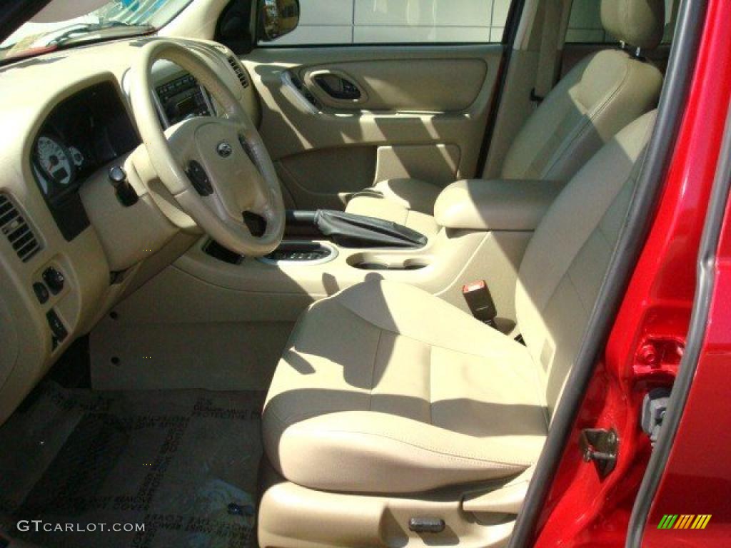 2007 Escape XLT - Red / Medium/Dark Pebble photo #11