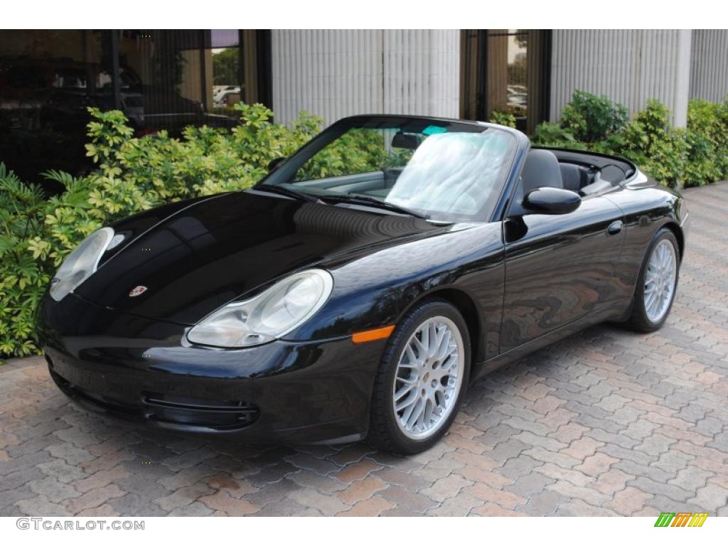 1999 911 Carrera Cabriolet - Black / Graphite Grey photo #1