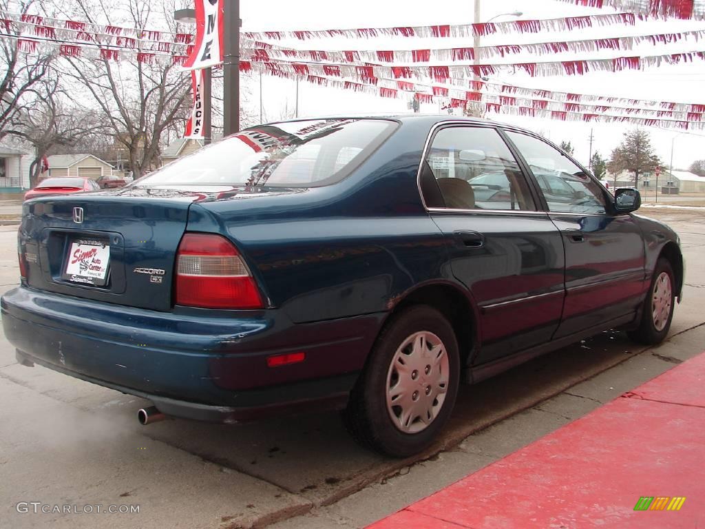 1995 Accord LX Sedan - Sherwood Green Pearl / Beige photo #3