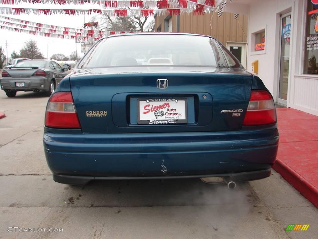 1995 Accord LX Sedan - Sherwood Green Pearl / Beige photo #8