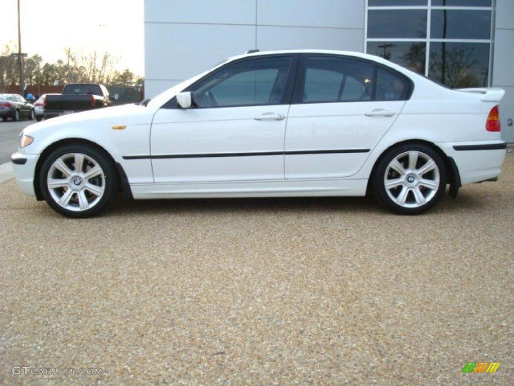 2003 3 Series 325i Sedan - Alpine White / Beige photo #3