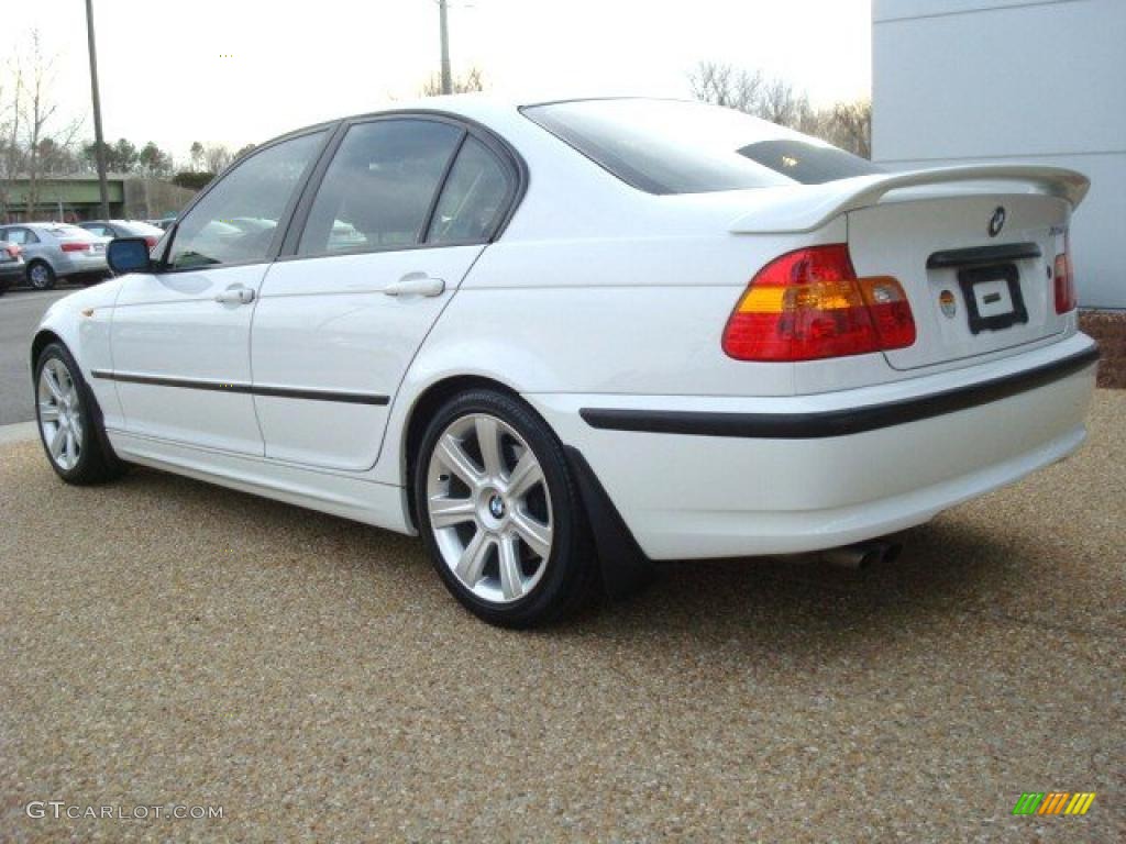 2003 3 Series 325i Sedan - Alpine White / Beige photo #4