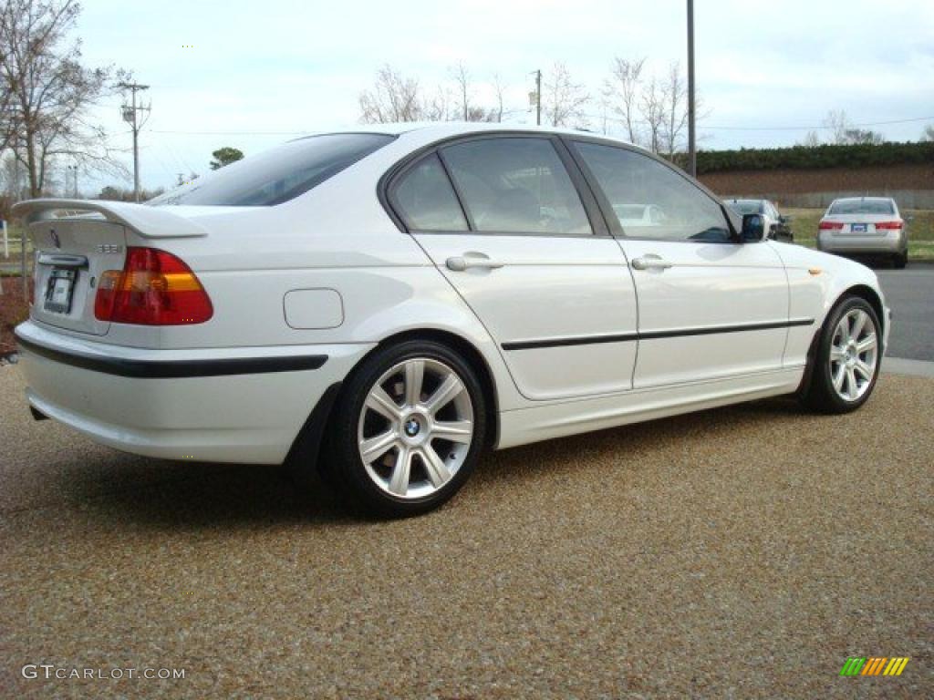 2003 3 Series 325i Sedan - Alpine White / Beige photo #6