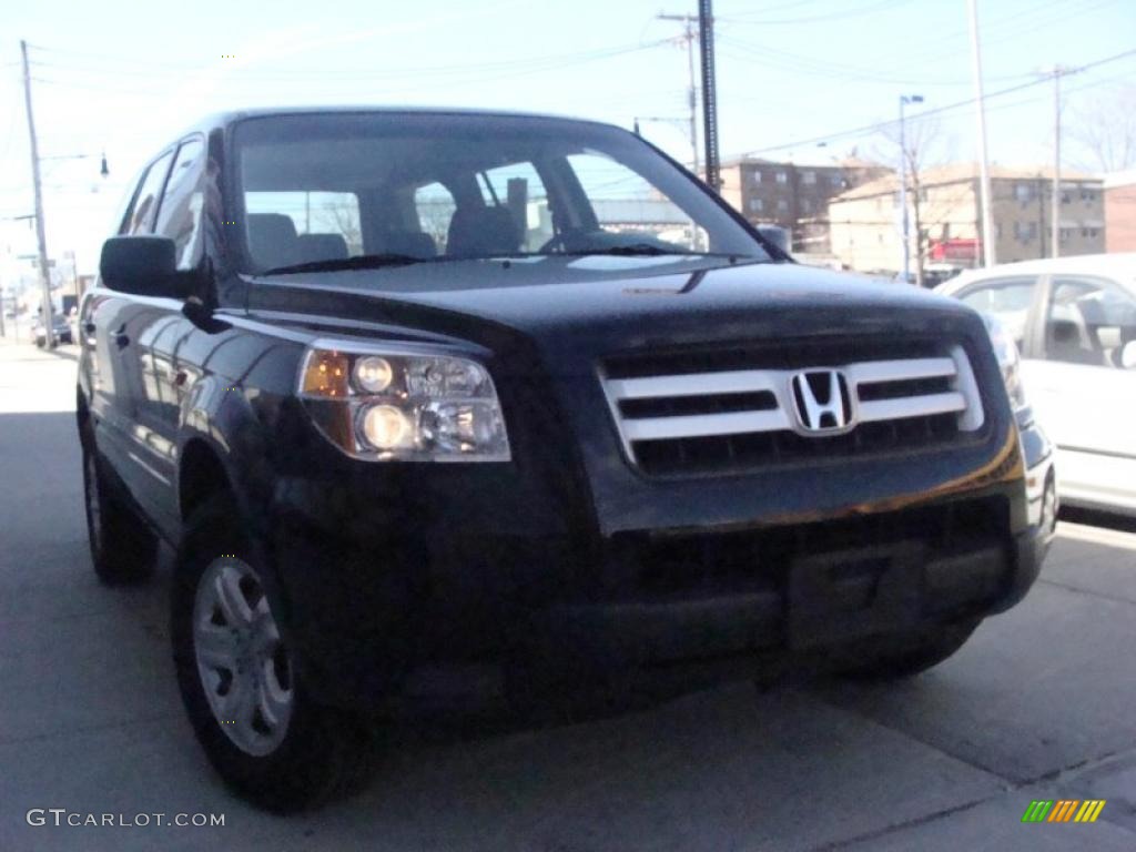 2007 Pilot LX 4WD - Formal Black / Gray photo #1